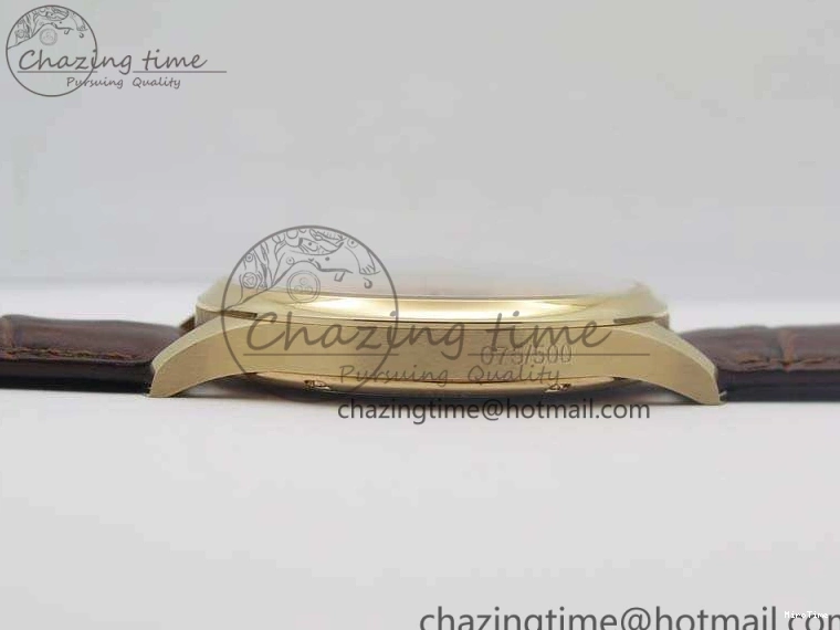 MIROTIME 0818 Effortless Portuguese Fa Jones IW544201 RG GSF 1:1 Best Edition White Dial On Leather Strap 7228